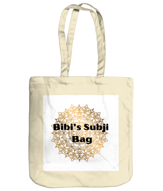 Organic Spring Tote Shopping Beach Bibi's Subji carry Bag